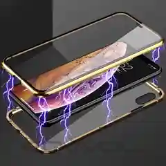 Манитный чехол (стеклянный)  для телефона iРhonе