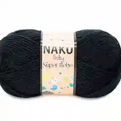 Черный пряжа Nako super bebe
