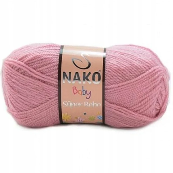 Фиолетовый пряжа Nako super bebe