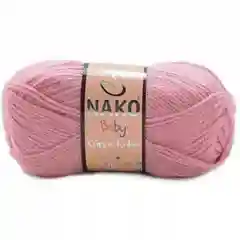Фиолетовый пряжа Nako super bebe