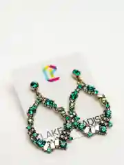 Серьги подвески со стразами Atropos