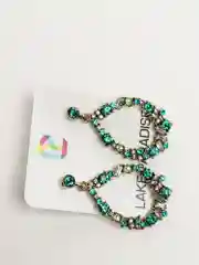Серьги подвески со стразами Atropos