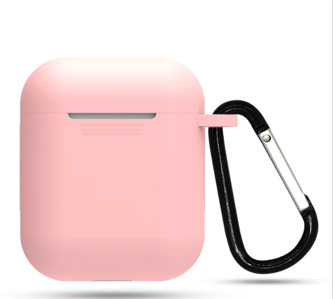 Конфетный силиконовый чехол для AirPods с карабином