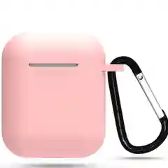 Конфетный силиконовый чехол для AirPods с карабином