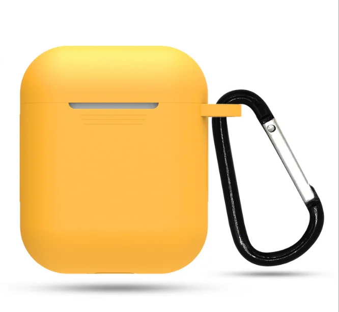 Силиконовый чехол для AirPods с карабином