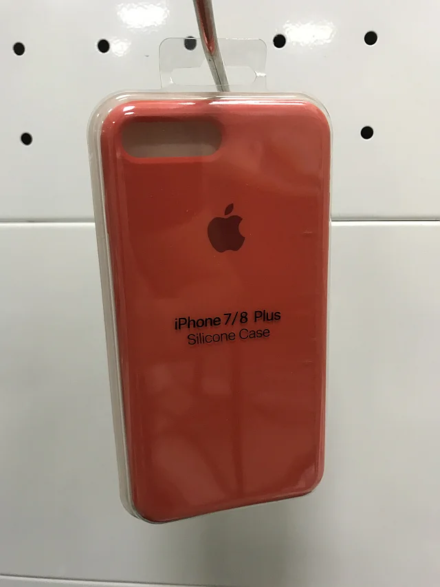 Оранжевый чехол iPhone 7+/8+
