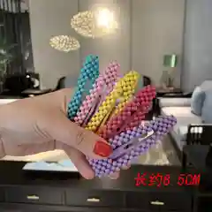 Розовый заколка из цветного жемчуга
