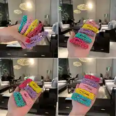Розовый заколка из цветного жемчуга