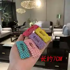 Розовый заколка из цветного жемчуга