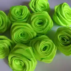 Лайм розы из ткани