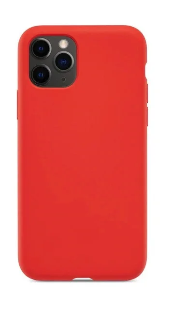 Красный силиконовый чехол для Iphone 11 Pro и 11 Pro Max, с логотипом