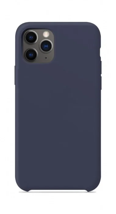 Синий силиконовый чехол для Iphone 11 Pro и 11 Pro Max, с логотипом