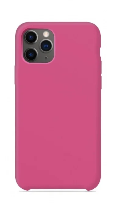 Фуксия силиконовый чехол для Iphone 11 Pro и 11 Pro Max, с логотипом