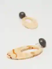 Серьги с подвеской, сережки овальные Leon