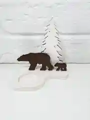 Белый подсвечник "Мишки"
