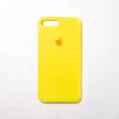 Желтый силиконовый цветной чехол 7/8 Plus