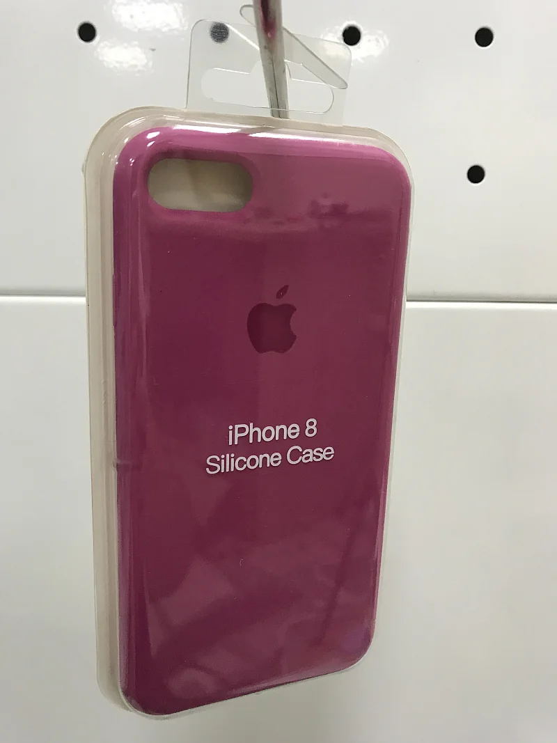 Коралловый силиконовый чехол iPhone 7/ 8
