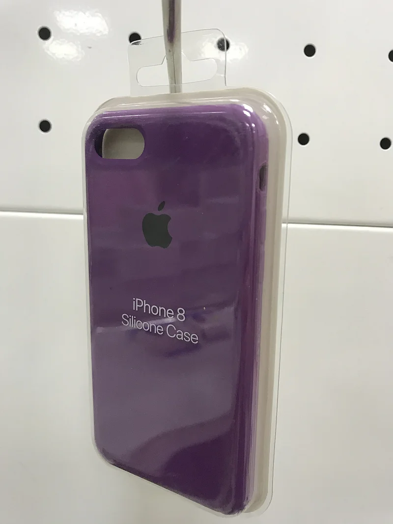 Фиолетовый силиконовый чехол iPhone 7/ 8