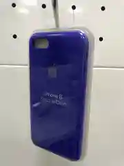 Синий силиконовый чехол iPhone 7/ 8