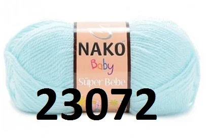 Морской пряжа Nako super bebe