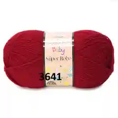 Багровый пряжа Nako super bebe