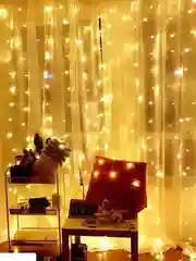 Желтый гирлянда - штора с большими светодиодами занавеска, 300 LED, 3х3 метра, 10 крючков