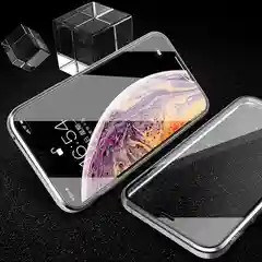 Золотой магнитный металический чехол IPhone  эйпл стальной x xs xr 11 pro черный золотой серебряный серый стекло стеклянный