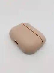 Бежевый меланж силиконовый защитный чехол для Apple Airpods Pro