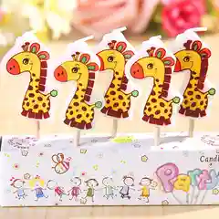 Декоративные свечи "Жирафики"