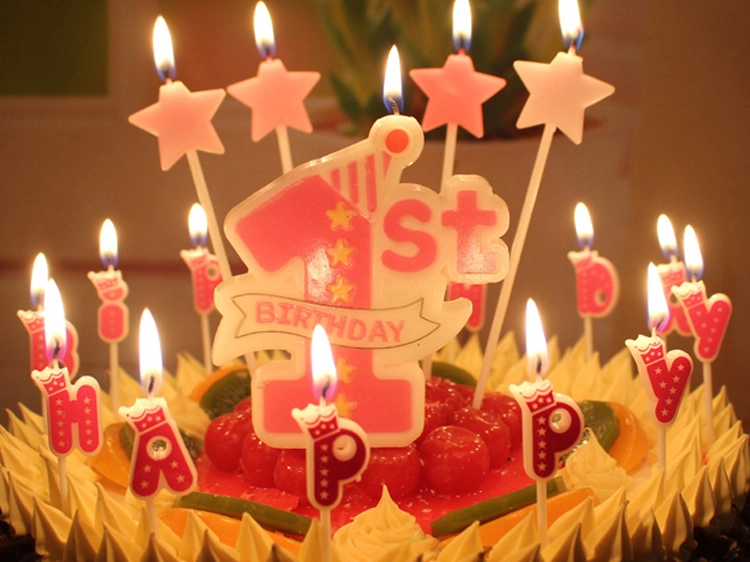 Свеча Happy B-Day 1st