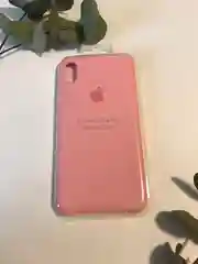 Розовый чехол Silicone Case для iPhone XS Max