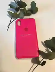 Фуксия чехол Silicone Case для iPhone XS Max