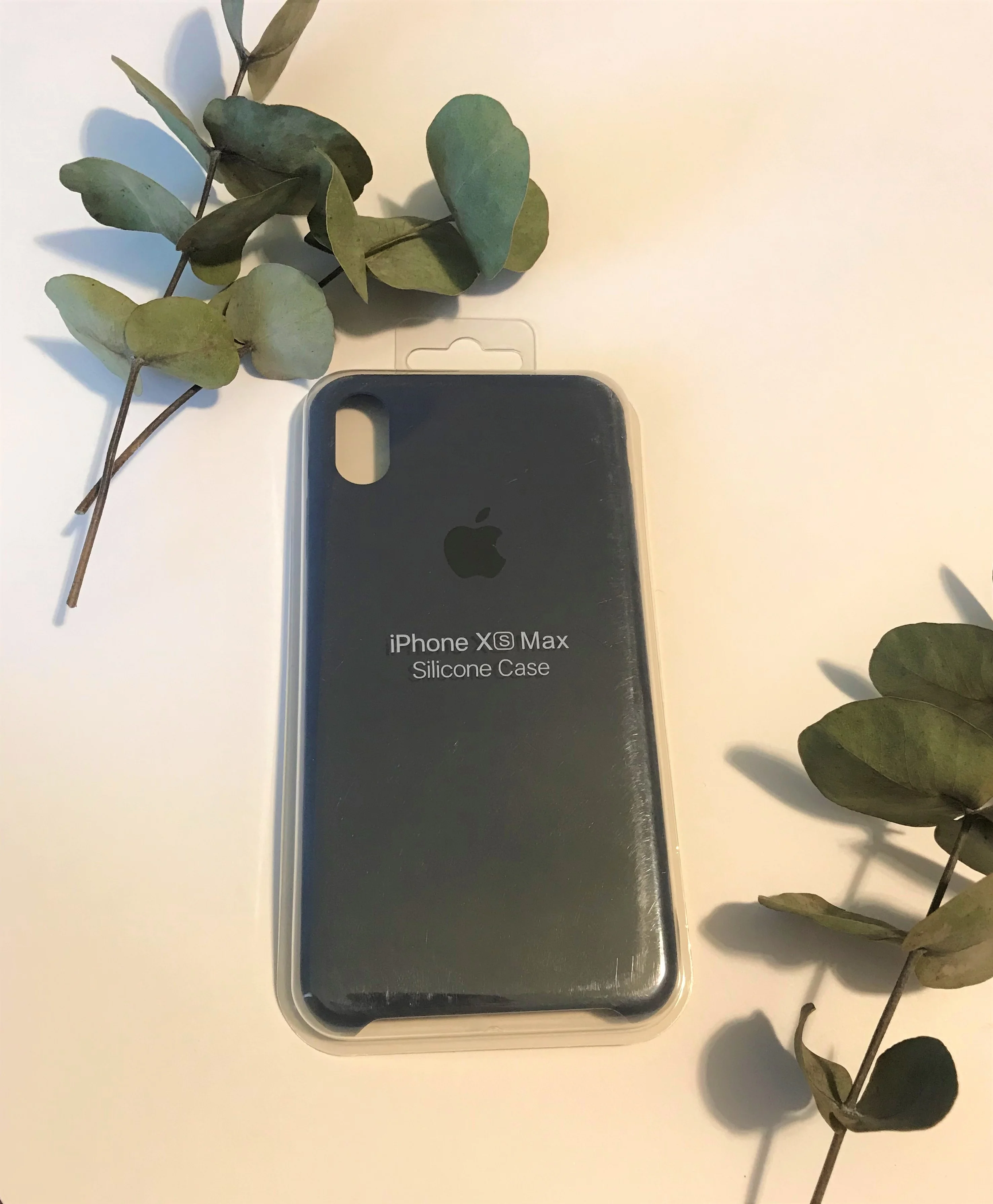 Темно-синий чехол Silicone Case для iPhone XS Max