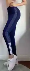 Легинсы женские спортивные, с боковыми полосками