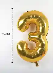 Воздушный шар "Цифра" 90-100см. Фольгированный