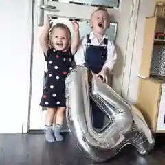 Воздушный шар "Цифра" 90-100см. Фольгированный