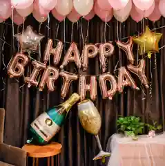 Воздушные шары "Happy Birthday". Фольгированный