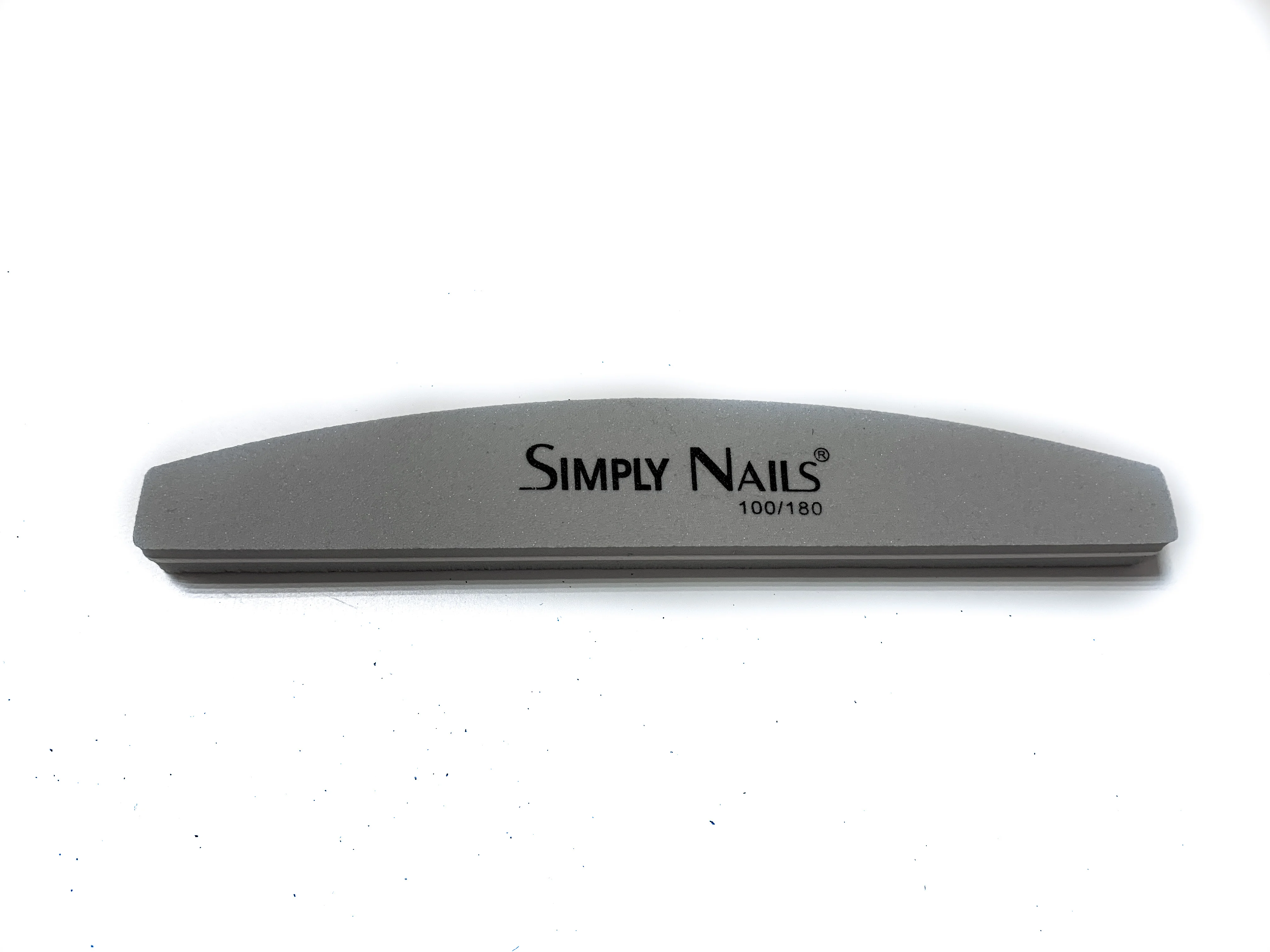 Серый пилка для ногтей 100/180 Simply Nails