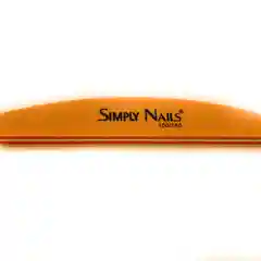 Оранжевый пилка для ногтей 100/180 Simply Nails