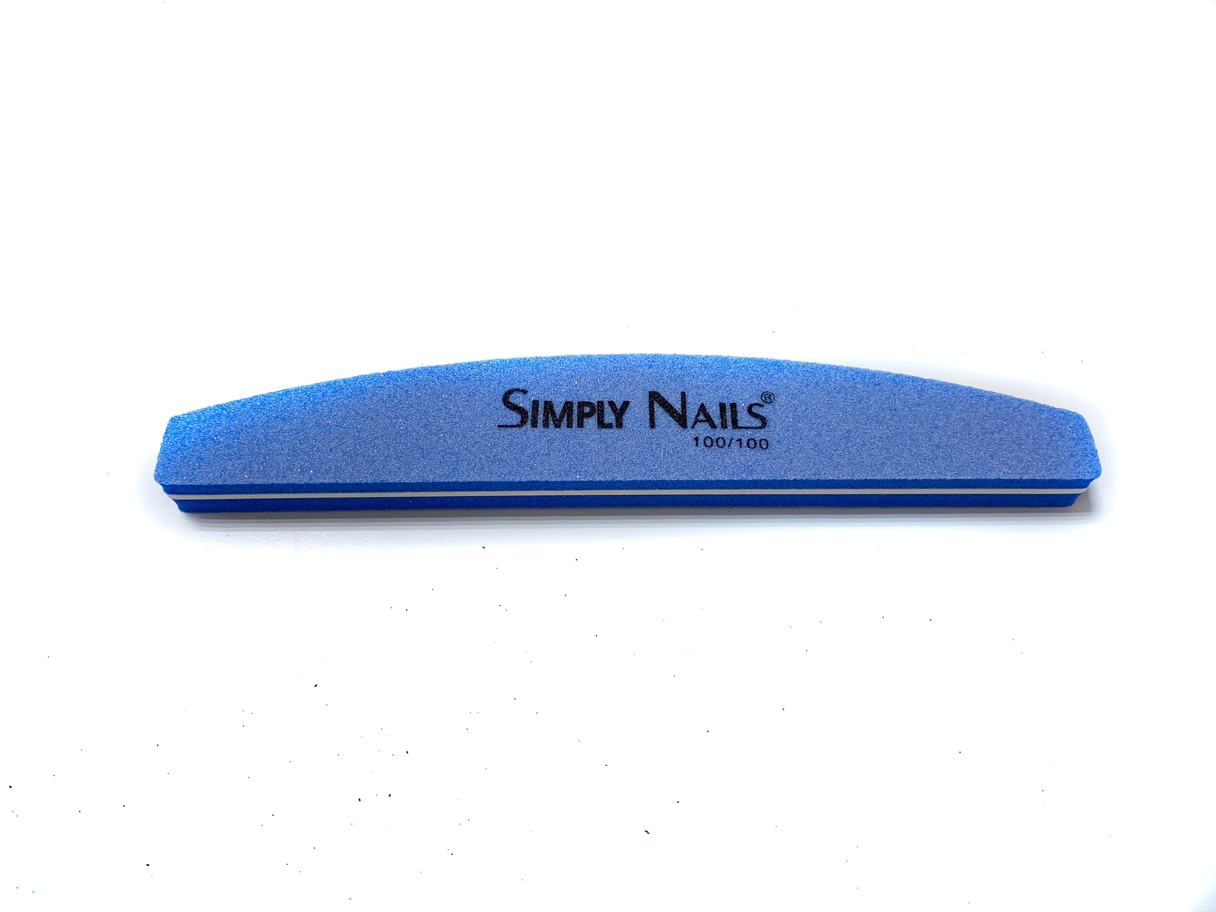 Синий набор из 10 пилок для ногтей 100/100 Simply Nails