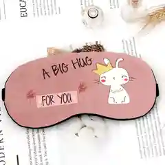 Фуксия мультяшная маска для сна