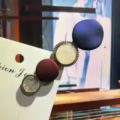 Синий меланж заколки "Сandy Сolor"