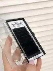 Ресницы для наращивания "BAZURINI" изгиб D 0.10