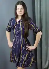 Платье короткое легкое