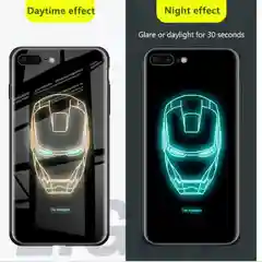 Чехол из каленого стекла для iPhone (светящийся)