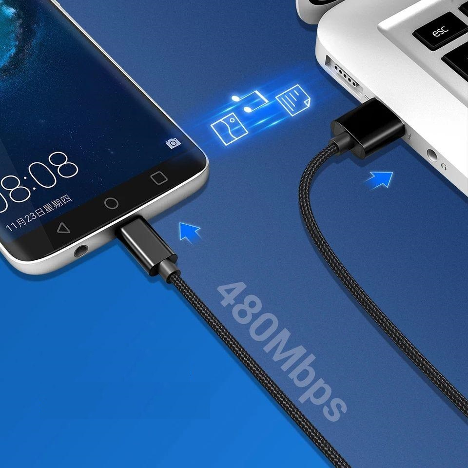 Micro USB (2 метра) кабель в нейлоновой оплетке MicroUSB купить по цене 95  ₽ в интернет-магазине Магнит Маркет