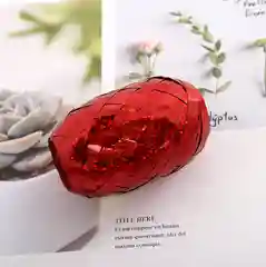 Красный блестящая лента на воздушные шары