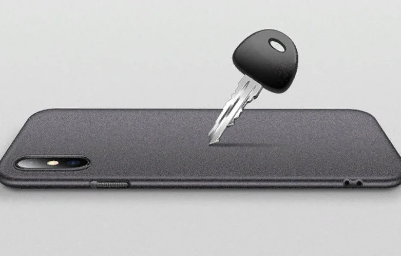 Черный ультратонкий матовый чехол для iPhone