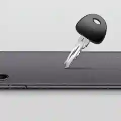 Черный ультратонкий матовый чехол для iPhone