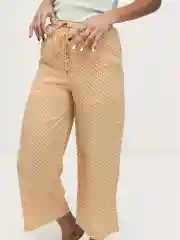 Желтый брюки в горошек